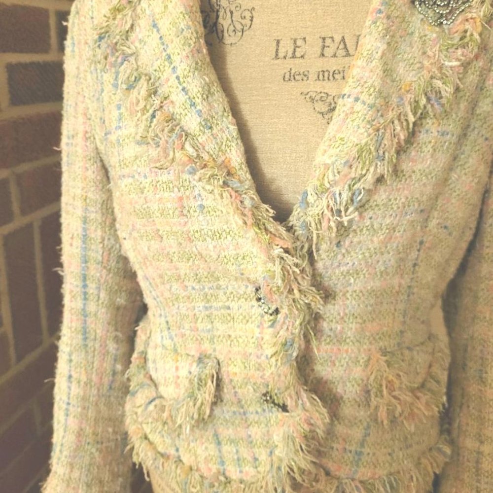 I.C.E COLORFUL TWEED INSPIRED JACKET